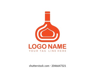 drink logo design vector template