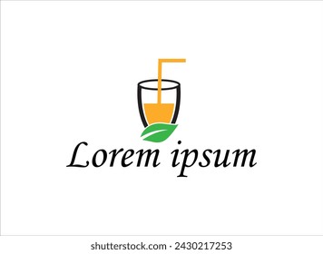 Drink logo design,drinking logo design illustration vector,