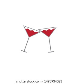 Drink logo template vector icon design
