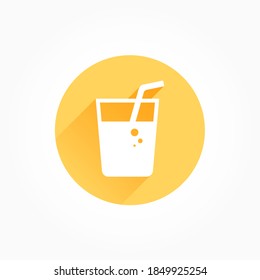 Drink Long Shadow Color Icon