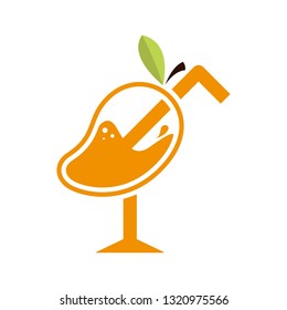 Drink mango illustration