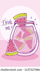 Drink me juice cute cartoons