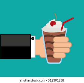 drink menu beverage icon vector illustration design