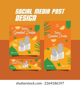 drink menu poster special fresh drink flyer template fruit juice menu banner ads design
