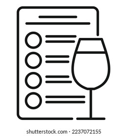 Drink menu restaurant icon outline vector. Food dish. Fast coffee