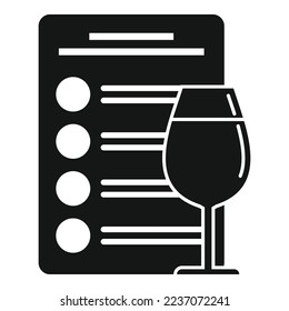 Trink Menü Restaurant Symbol einfache Vektorgrafik. Speisegericht. Schneller Kaffee