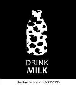 drink milk - creative poster