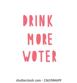 Drink more water