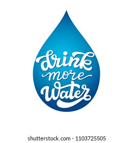 World Water Day Lettering Poster Hand Stock Vector (Royalty Free ...