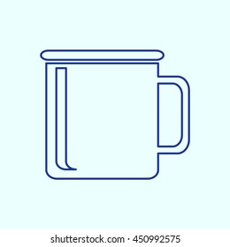 Drink Mug Line icon. Eps-10.