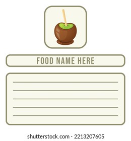 Drink Name Label Sticker Simple Vector, Snack Label Information, Drink Label Packaging, Dessert Pudding Information
