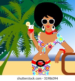 Drink on the beach