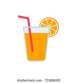 Drink with orange