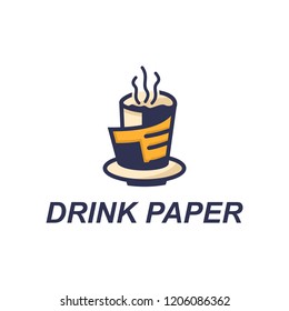 drink paper logo design 4