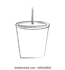 drink plastic with straw