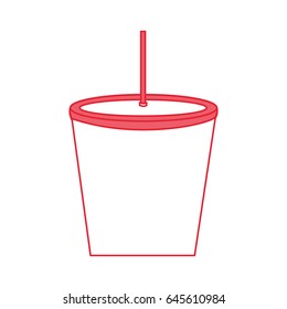 drink plastic with straw