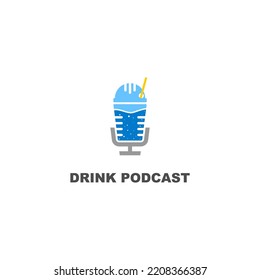 Drink podcast, logo for entertainment events related to drinks based on the age of the drinker.