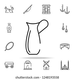 drink pot, flask icon. pakistan culture and landmarks icons universal set for web and mobile