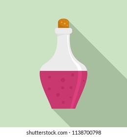 Drink potion icon. Flat illustration of drink potion vector icon for web design