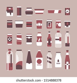 Drink, pudding, and dairy product packaging