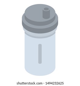 Drink shaker icon. Isometric of drink shaker vector icon for web design isolated on white background