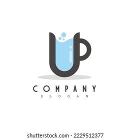 Drink shop soda logo vector