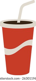 A drink silhouette vector art illustration