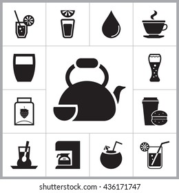 Drink Simple Icons Set
