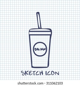 drink sketch icon