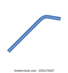 Drink straw icon. Flat illustration of drink straw vector icon for web design