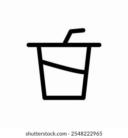 drink take away icon vector sign
