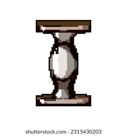 drink tamper coffee game pixel art retro vector. bit drink tamper coffee. old vintage illustration