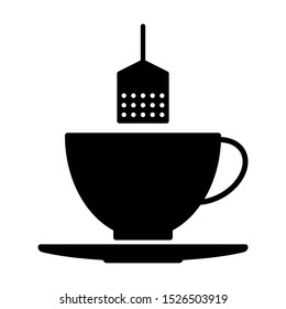 drink tea cup icon vector