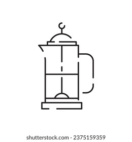 Drink tea. Cup of tea line icon. Cup flat icon. Thin line signs for design logo, visit card. Single high-quality outline symbol. Cup outline pictogram