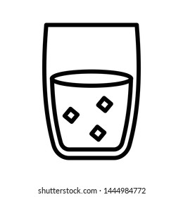 drink thin line vector icon