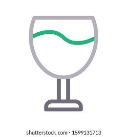 drink vector color line icon 