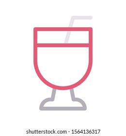 drink vector colour line icon 