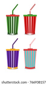 Drink vector drawing illustration