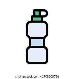 DRINK VECTOR FLAT COLOR ICON 