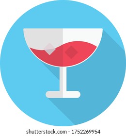 drink vector flat color icon 