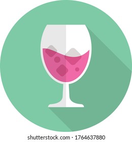 drink vector flat color icon 