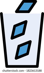 drink vector flat color icon 