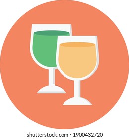 drink vector flat colour icon