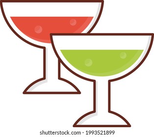 drink vector flat colour icon