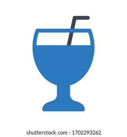 drink vector glyph color icon 