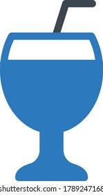 icono de color de glifo vector de bebida 