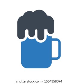 drink vector glyph colour icon