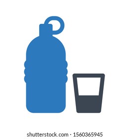 drink vector glyph colour icon 