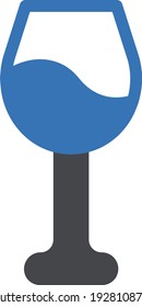 icono de color de glifo vector de bebida