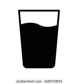 drink vector glyph flat icon 